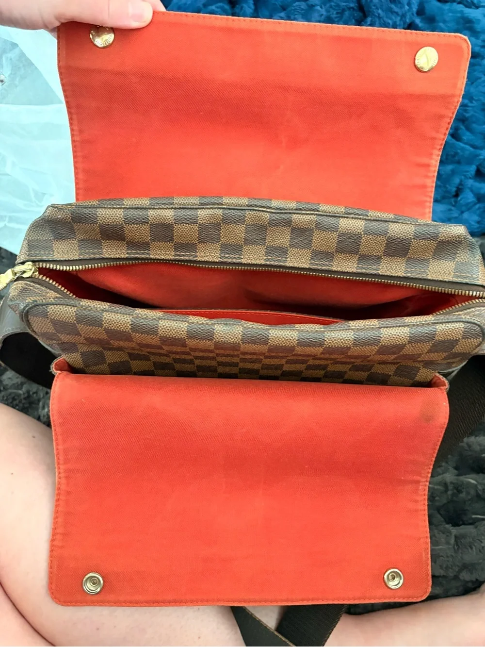 Louis Vuitton Messenger Snap Top CrossBody. With COA